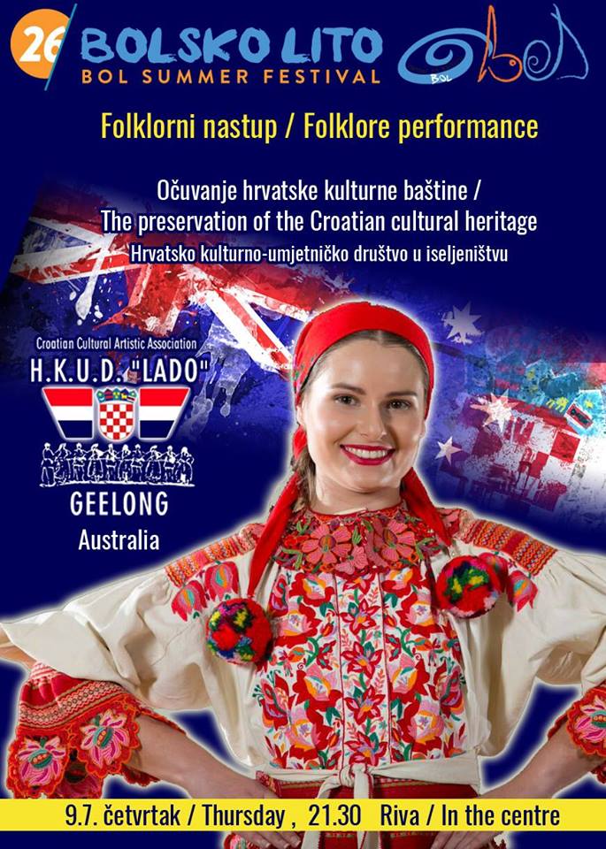 July 9th Folklore performance LADO Australia