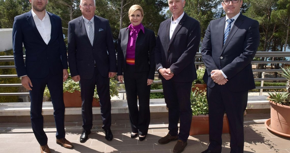 President of Croatia visits Bol