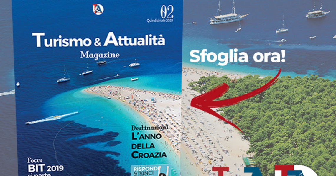 Zlatni rat on the cover of Turismo&Attualita magazine