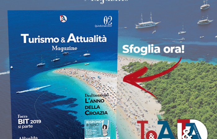 Zlatni rat on the cover of Turismo&Attualita magazine