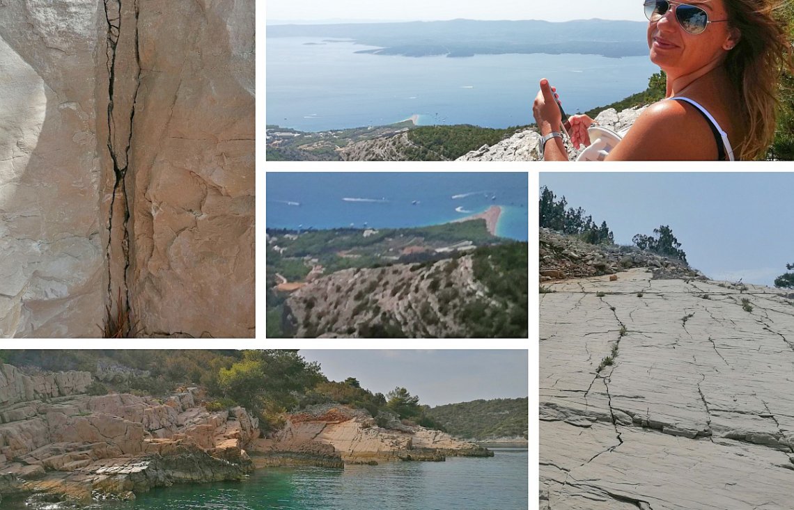 From which stone was Bol on the island of Brač built?